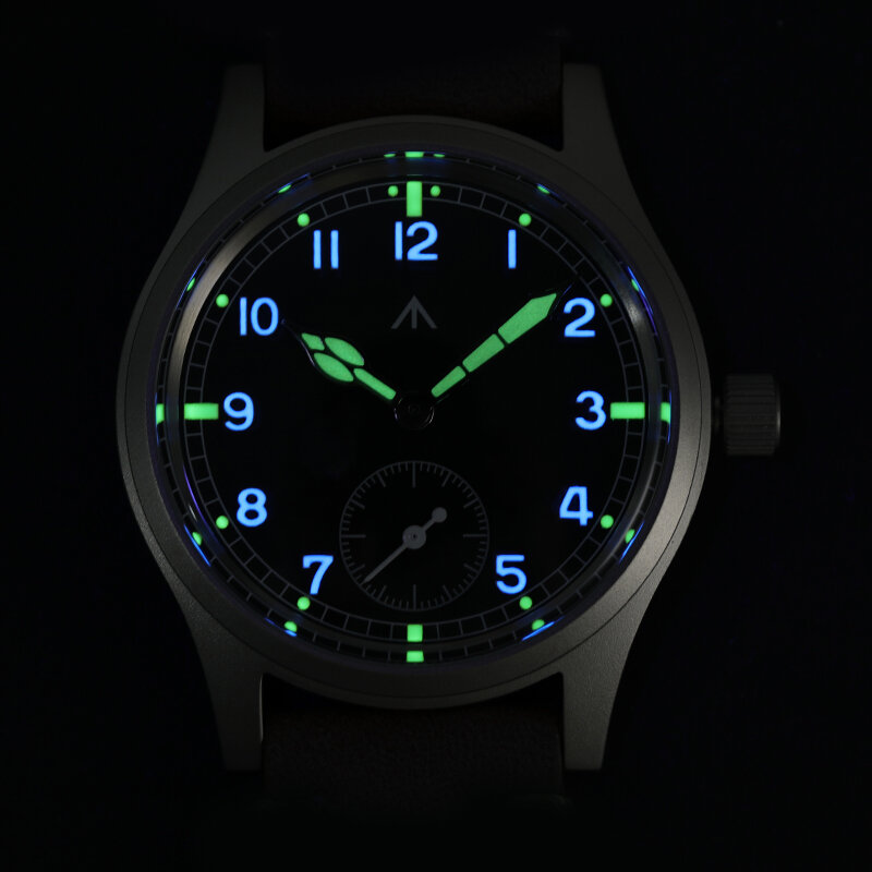 Militado orologio da uomo militare D12 vetro zaffiro giappone VK61 movimento al quarzo luminoso impermeabile Re-inciso militare D12 orologio