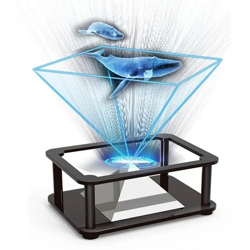 Proyector de holograma 3D para teléfono móvil, juguete educativo para niños, Compatible con teléfono móvil