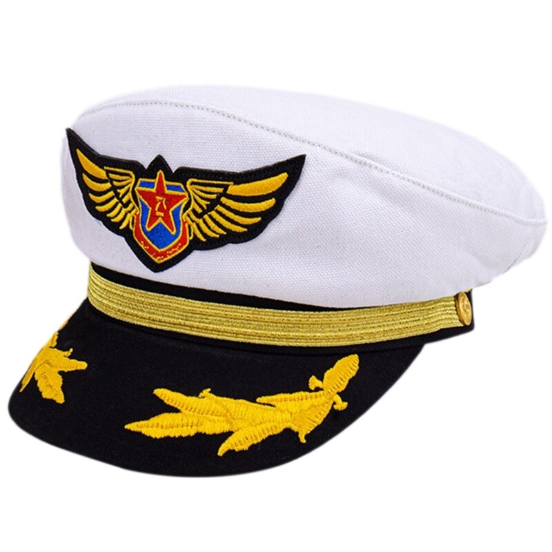 Kapitän Hut Kid Kostüm Hut Sailor Navy Marine Hut Naval für Kinder cosplay