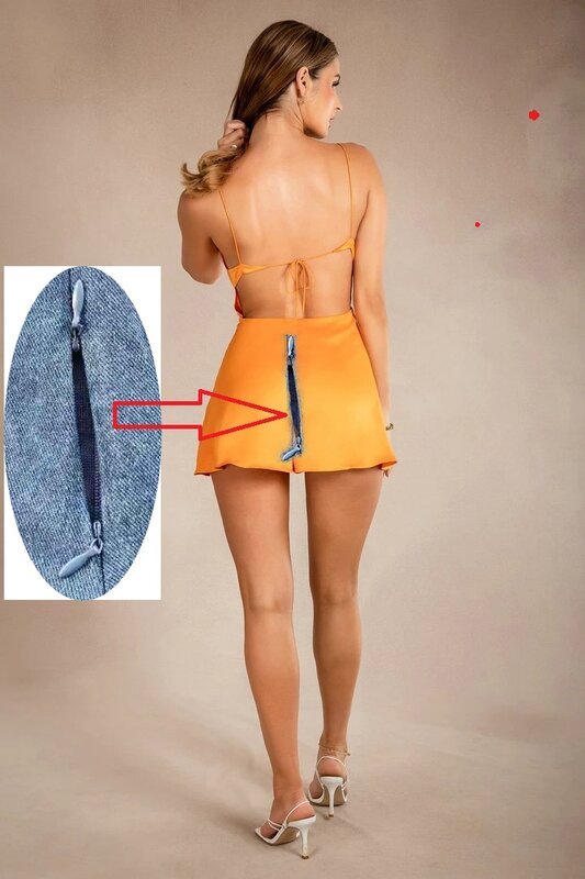 Stijl Vrouwen Open Sex Jumpsuits Satijn Zijde Mini Jurk V-hals Mouwloze Zomer Zonnejurk Lace-Up Hoge Taille Gratis Te opstijgen