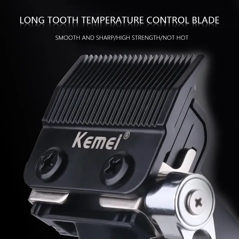Kemei KM-2296 profesjonalna maszynka do włosów dla mężczyzn maszyna do ścinanie włosów z ładowarką do włosów maszynka do strzyżenia