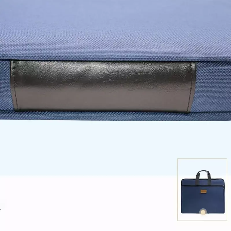 Borsa portadocumenti portatile A4 multistrato borsa per documenti con cerniera in tessuto Oxford valigetta da lavoro borsa per Laptop borsa per cartelle A4