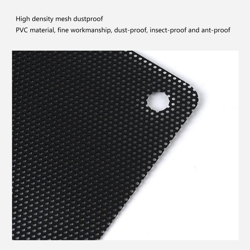 D7YC Washable Computer Mesh Dust Filter PVC PC for Case Fan Cooler Dust Filter Net for Case Dustproof Cover Chassis Dust Cover
