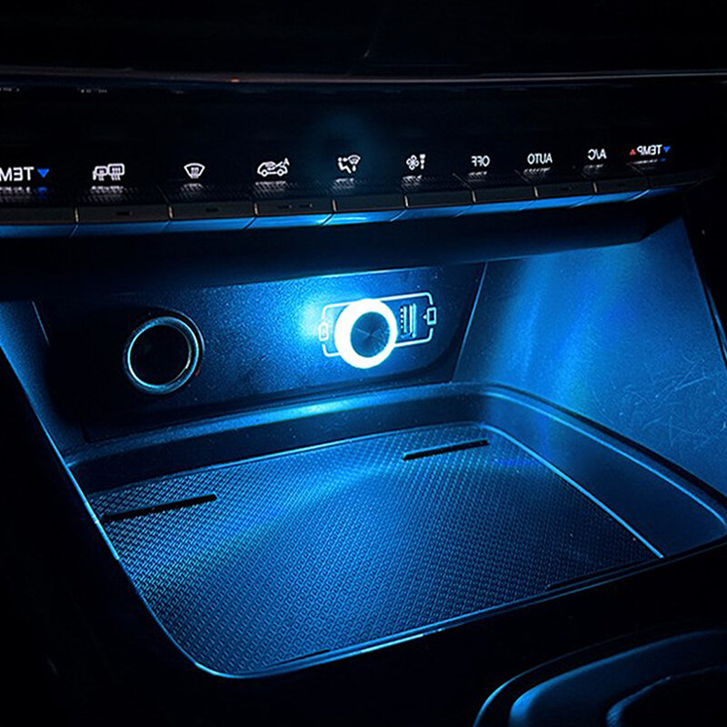 Автомобиль USB атмосферный свет, яркий ночник для автомобиля, атмосферное освещение, внутреннее освещение для дома