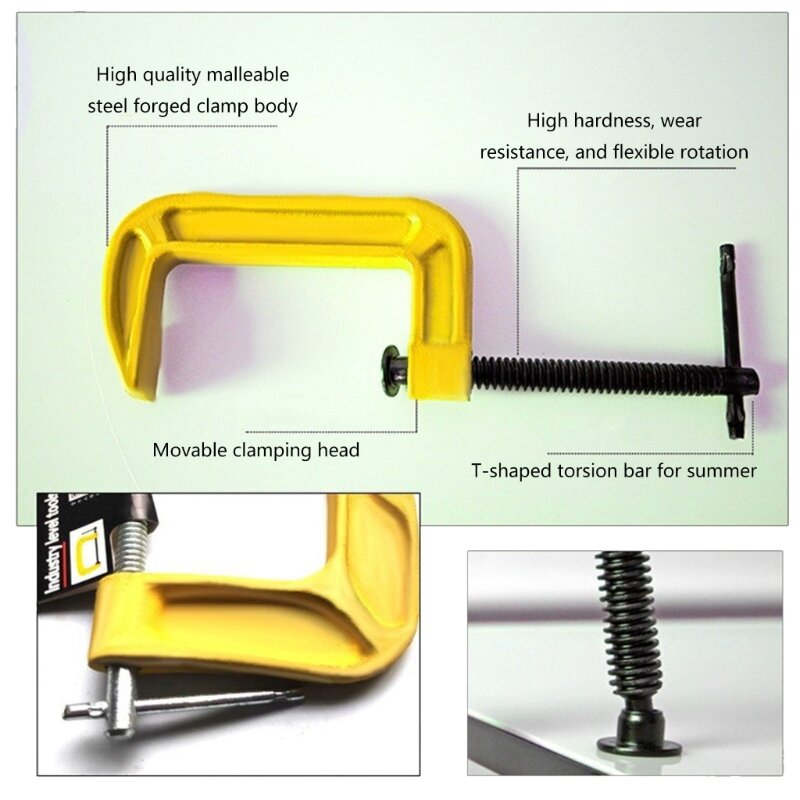 Heavy Duty Clamping Device Woodworking Clamps Suitable for Various Scenarios Dropship