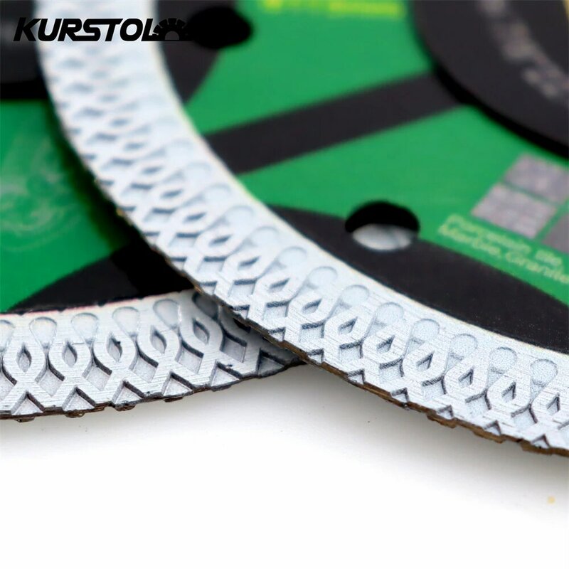 Режущий диск KURSTOL для плитки 75/85/105/115/125/175/200/230/250 мм, резак для гранита, керамики, мрамора, фарфора, режущий Алмазный диск