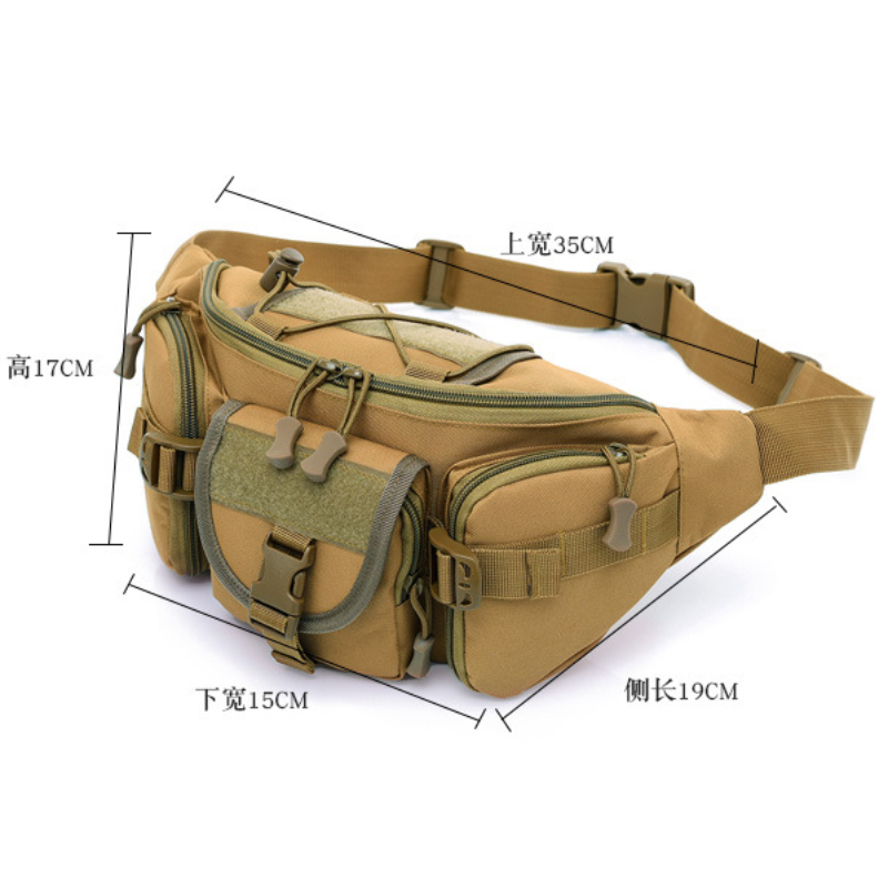 Chikage Multi-functional Travel Waist Pack Large Capacity Outdoor Sports Running Camo Bags Waterproof Tactical Fanny Pack