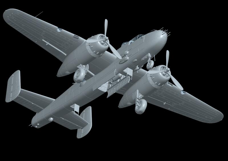 Hk Modell 01 e03 6 Maßstab 1/32 B-25J Mitchell Strafing Babes (Plastik modell)