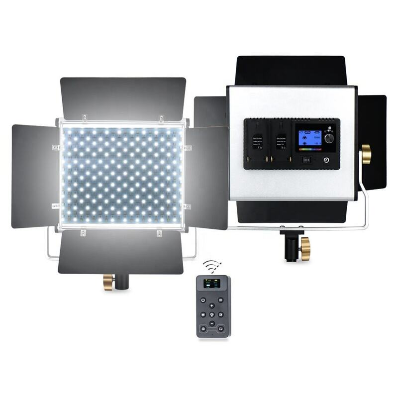 Panel RGB ligero, luz de relleno RGB, Control remoto inalámbrico, luz LED para estudio de vídeo