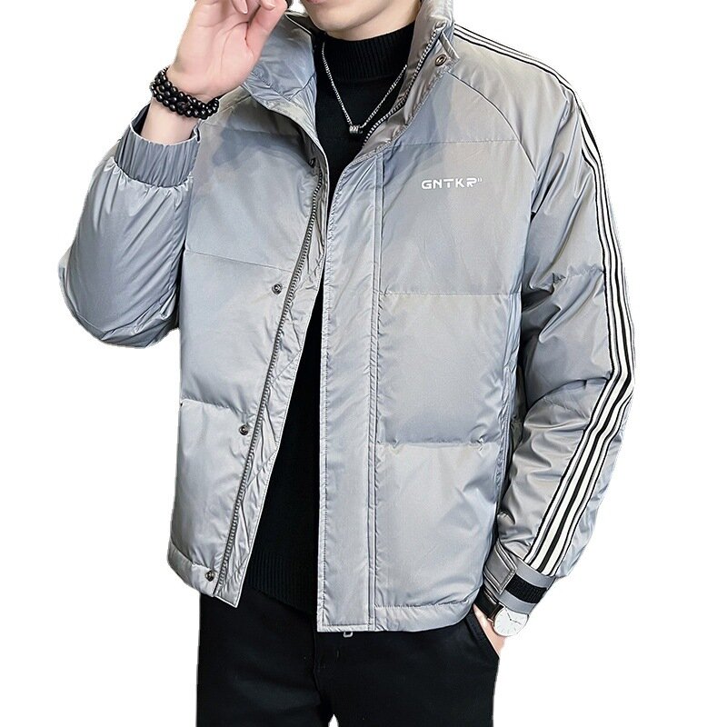 2022 라이브 방송 폭발적 브랜드 가볍고 얇은 다운 재킷 수직 스트립, 따뜻하고 두꺼운 겨울 남성 재킷