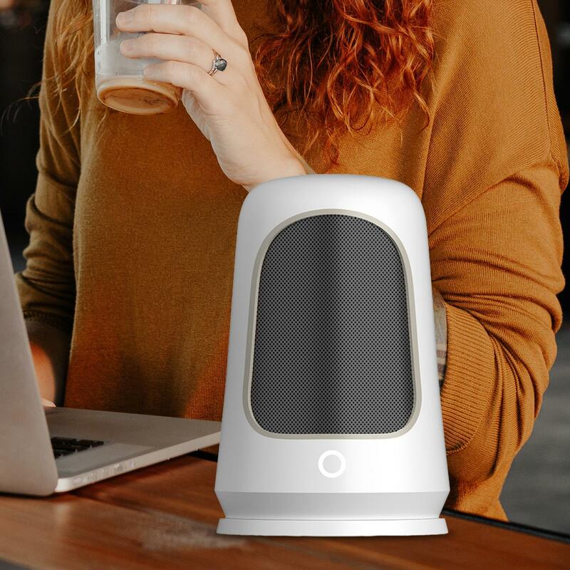 Portable Space Heater Heating Equipment 2 Levels Adjustment Quick Heating Small Heater Warmer Electric Space Heater for Study