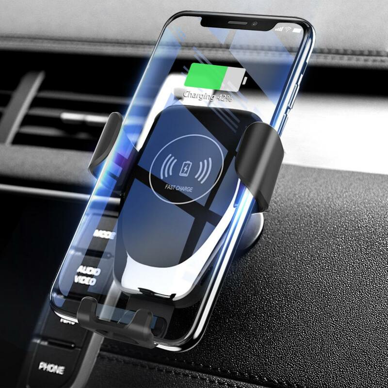 Motorcycle Phone Holder 10W Wireless Charger USB QC3.0 Fast Charging Bracket Bike Smartphone Stand 360 Mobile Cellphone Support