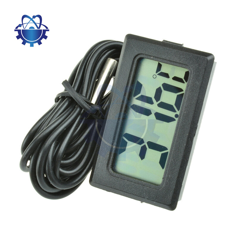 TPM-10 FY-10 2M 3M 5M LED Digital Termômetro Sensor de Temperatura Medidor Detector Tester 5V 12V para Carro Indoor Baby Bath Incubator
