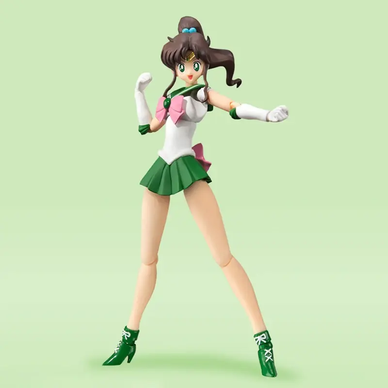 Bandai-SHF Sailor Moon Mini Moon Tsukino Usagi Action Figure, modelo original Anime Toy, coleção de PVC, em estoque, novo