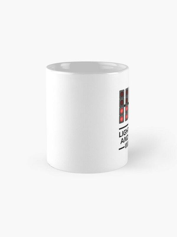 F1 lampu balap cangkir kopi cangkir tembikar gratis pengiriman Mug porselen