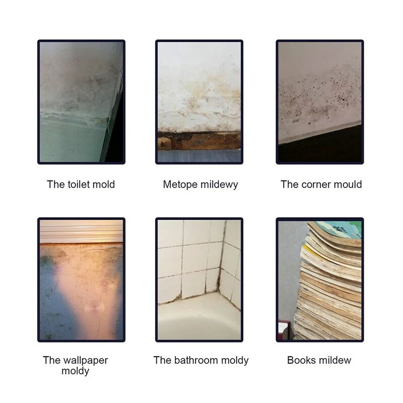 Limpiador de moldes de techo, espuma práctica, eliminación de moldes, baño, inodoro