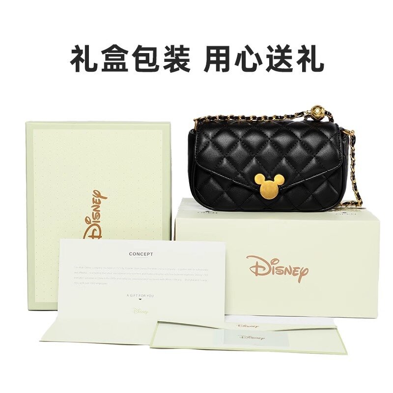 Disney-Bolsas Mickey para mulheres, sacolas luxuosas, de grande capacidade, kawaii, bolsa de ombro, estojo anime, carteira fofa