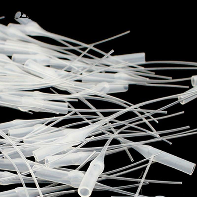 100 Pieces Glue Micro-Tips Plastic Glue Bottle Tips Glue Extender Precision Applicator Dropping Tube Nozzle For Crafting Lab