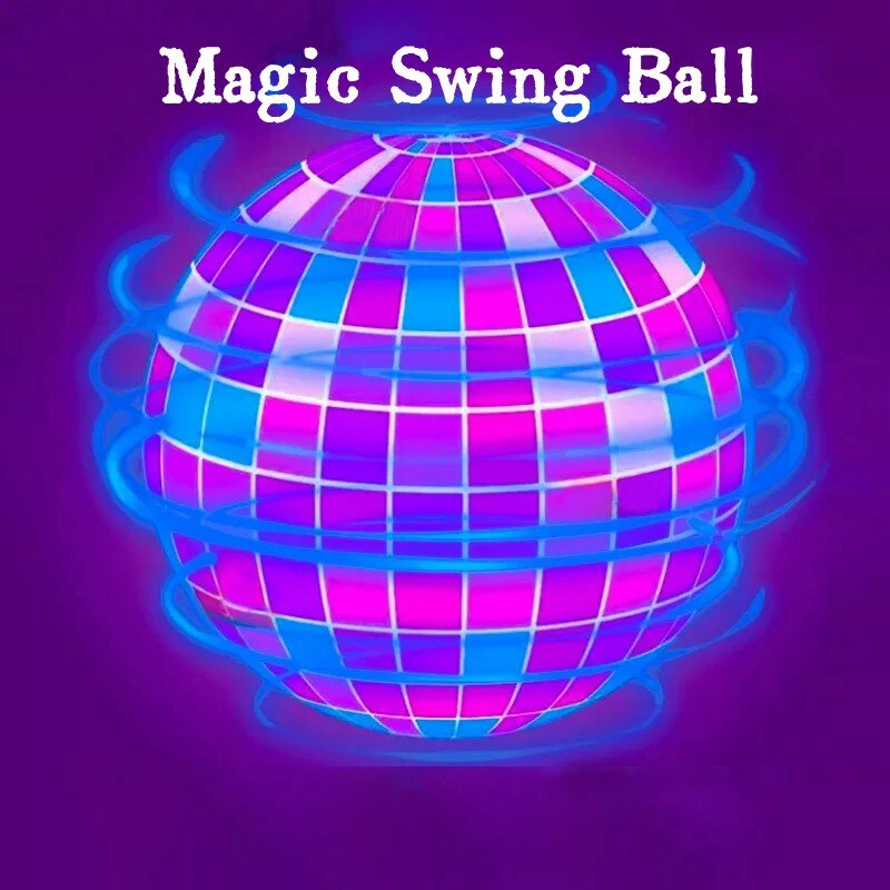 Flying Ball Spinner Toy para crianças, Hand Control Drone, Helicóptero, Rotação de 360 °, Mini UFO com Luz, Coy Kids Gifts, Jogo, Esportes