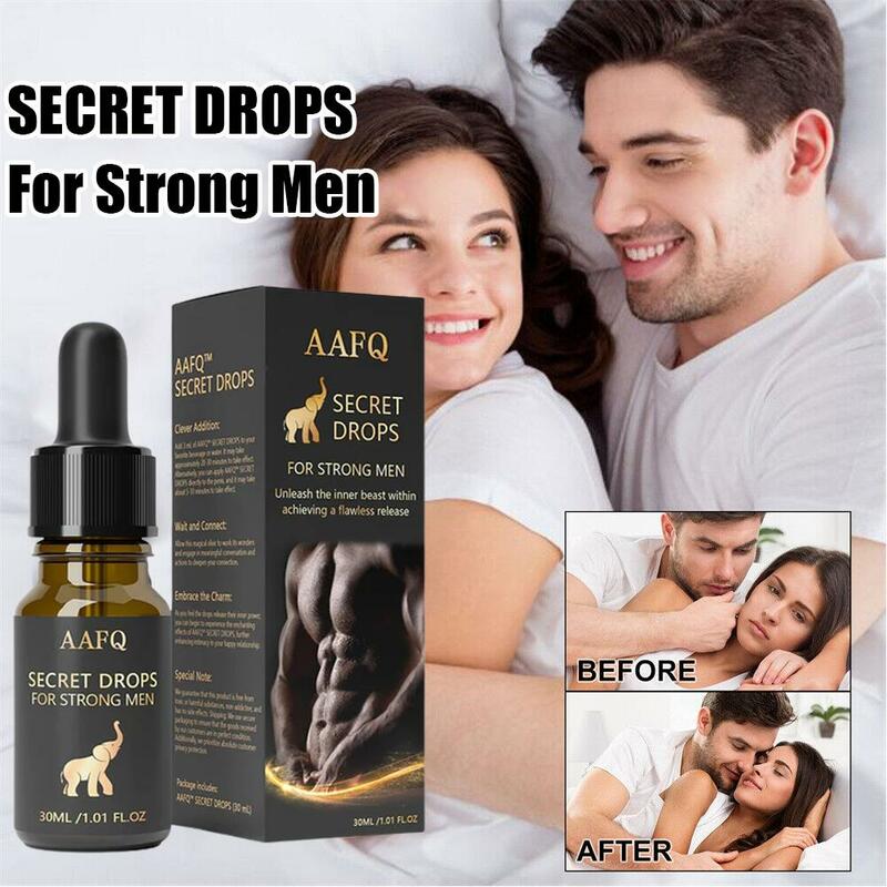Gotas secretas para hombres fuertes de larga duración para atraer a las mujeres, aceite esencial para el cuidado corporal, 30ml