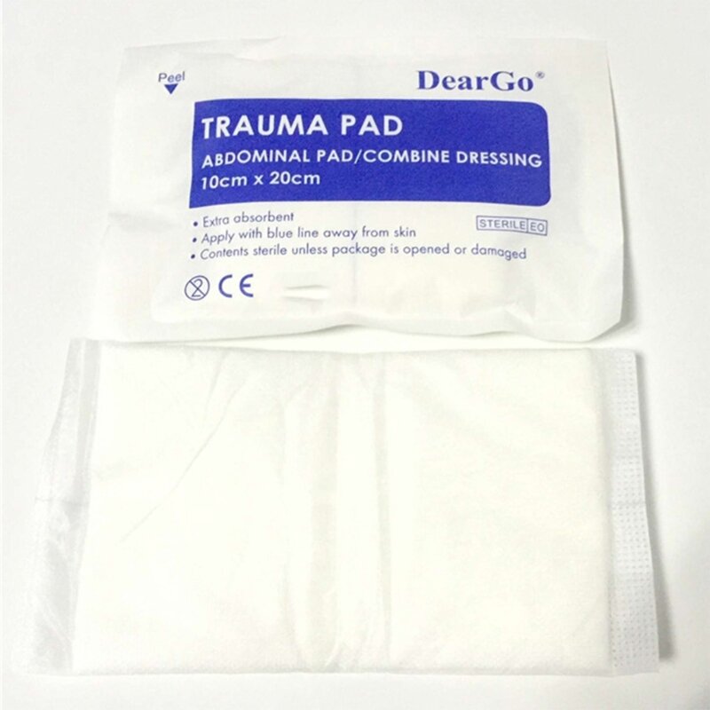 Y1UF Medical Pads Haemostatic Cushion Stop Bleeding Non-woven Fabric Absorbent First