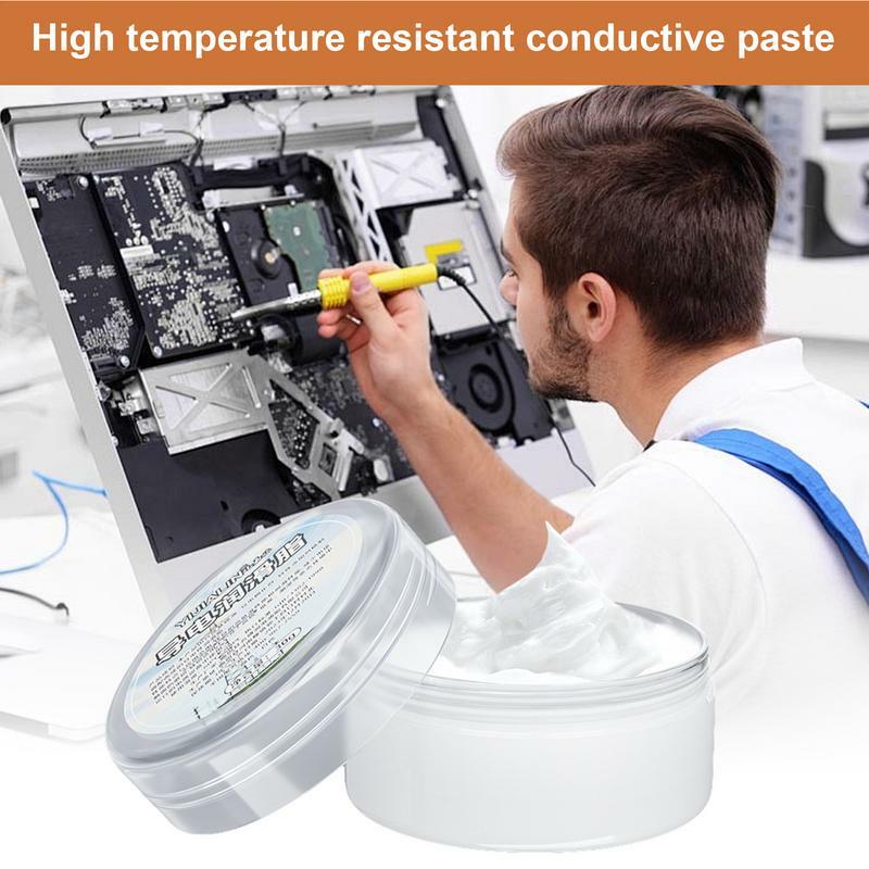 Conductive Grease 30g Dielectric Gel Grease Conductive Cream Equipment Repair Long-Lasting Grease For Car Electronics Electrical