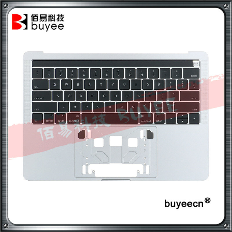 Oryginalny A1706 Topcase dla Macbook Retina Pro 13 "A1706 podpórka pod nadgarstek klawiatura amerykańska podświetlenie szary srebrny