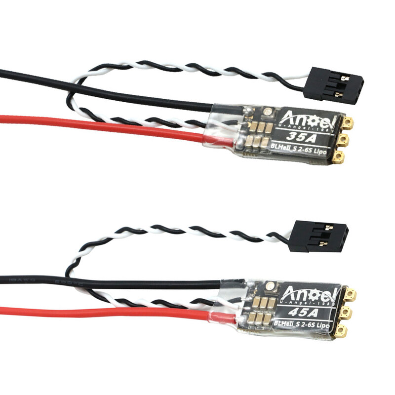 Rc 35a 45a Blheli_s Esc Ondersteuning 2-6S Voeding Dshot150/300/600 Oneshot125 Voor Rc Fpv Quadcopter Vliegtuig Drone