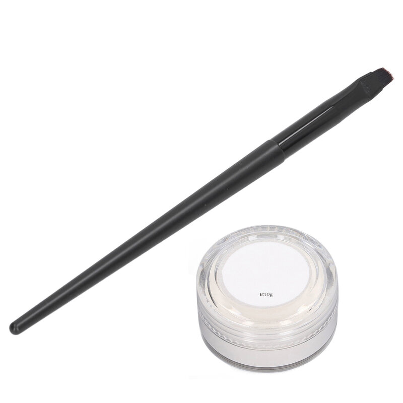 White Brow Paste Safe Clear Lines Light Texture for eyebrow Mapping Paste with Brush for eyebrow and Lip