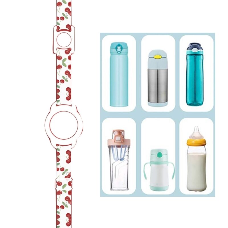 Lekki i praktyczny uchwyt na butelkę wody dla dzieci Bezpieczny i wszechstronny pasek Ciesz się orzeźwiającymi napojami
