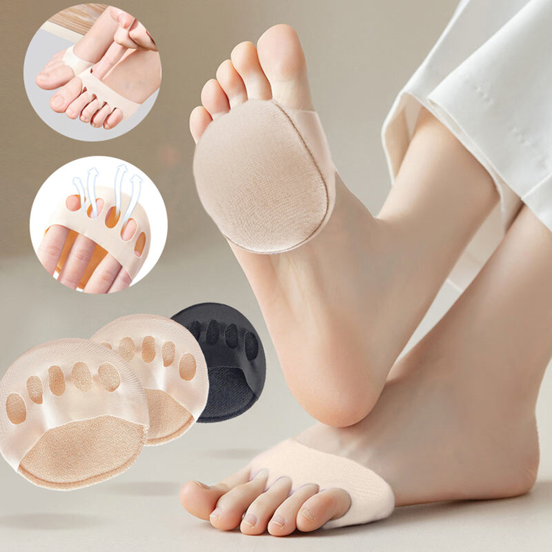Cuscinetti per avampiede metatarsali per le donne tacchi alti scarpe solette calli calli cura del dolore ai piedi palla di cuscini calzini inserti per dita dei piedi