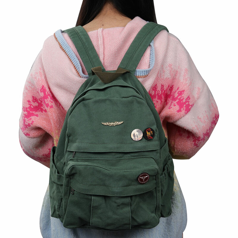 TV The Last of Us Ellie/Joel Cosplay Backpack Anime 3D Print School Bag School Bag Rucksack For Men Women