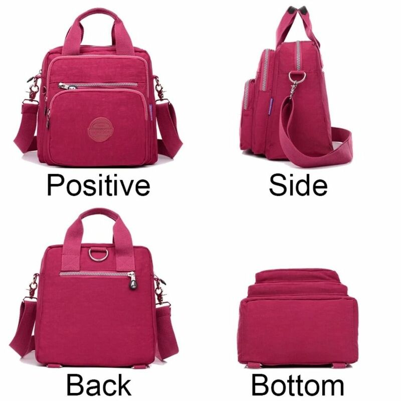 Нейлоновая сумка через плечо, простые кошельки с ремнем, сумка на плечо, большая сумка-мессенджер для девушек