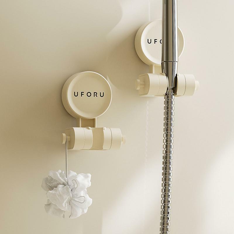 Soporte de cabezal de ducha impermeable montado en la pared, ventosa, soporte de rociador de ducha, accesorios de baño para el hogar