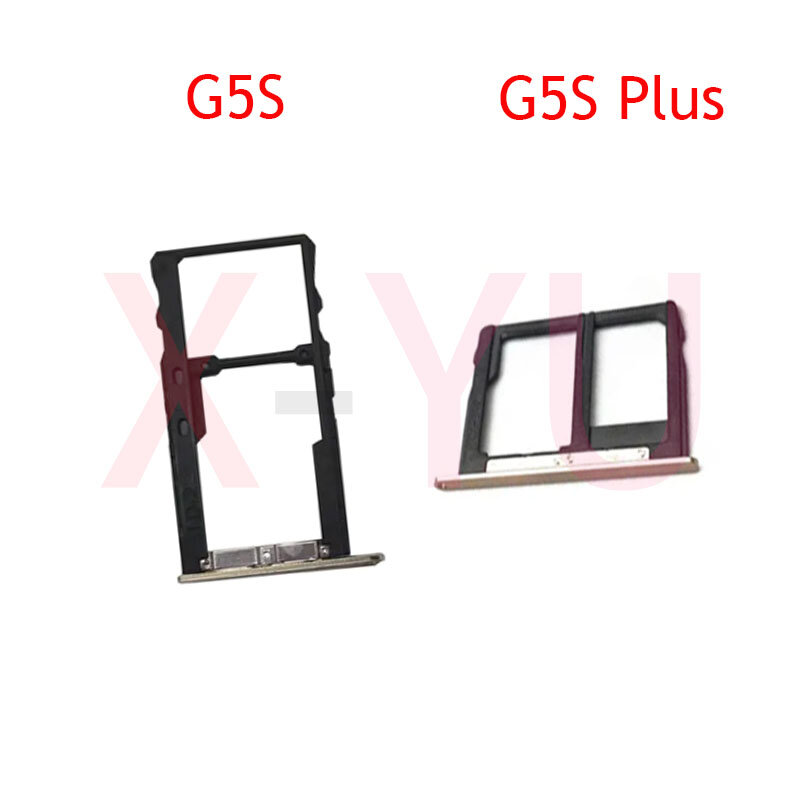 For Motorola Moto G5S XT1799 G5S Plus SIM Card Tray Holder Slot Adapter Replacement Repair Parts