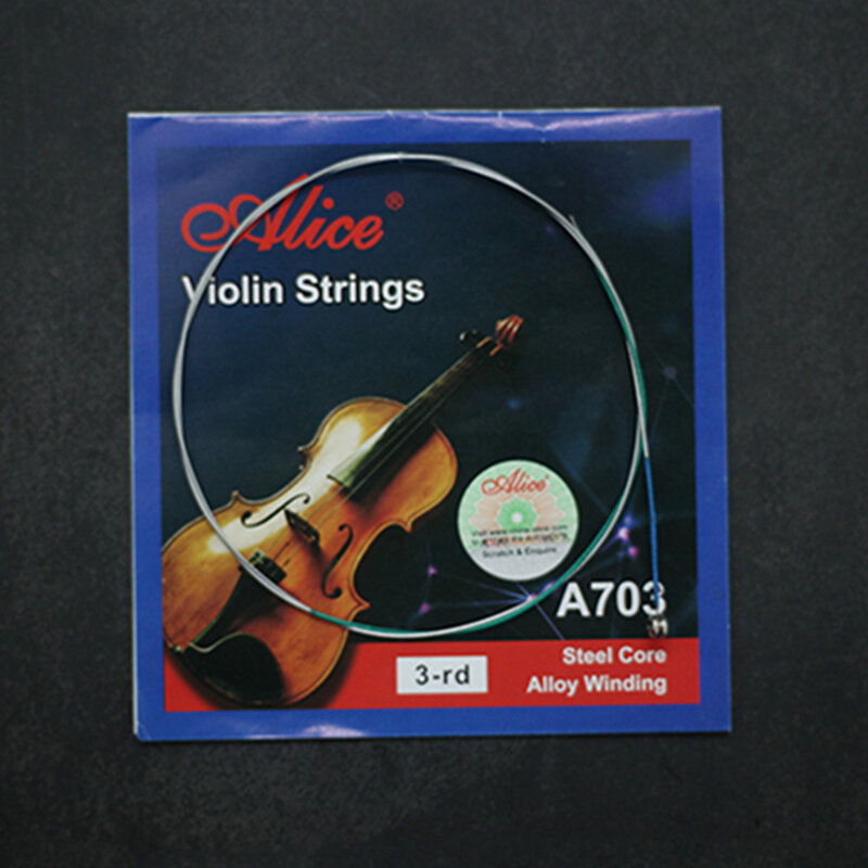 Professionele Vioolsnaren Viool Zilver Gewonden E A D G Single Strings Vervanging Voor Violen Muziekinstrument Accs