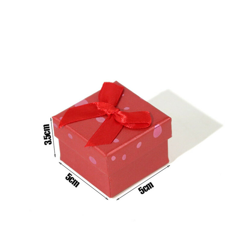 Bowknot الشريط صندوق مجوهرات ، عالية الجودة هدية منظم ، ورقة علبة التعبئة والتغليف للقلادة ، أقراط ، سوار ، حلقة ، قلادة ، 1 قطعة