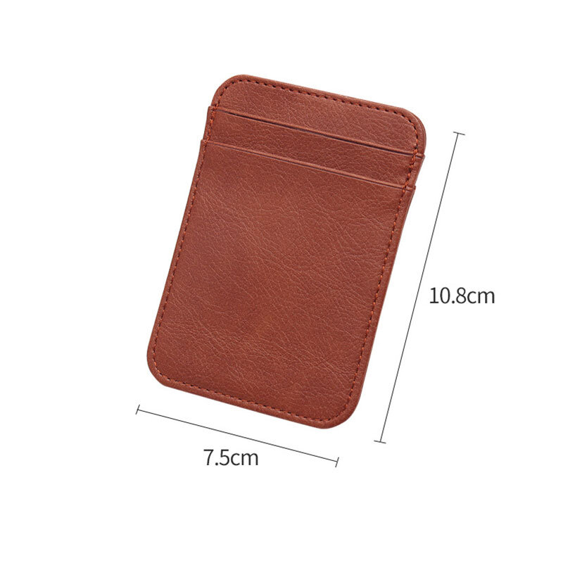 5 Cards Ultra-thin PU Men Wallet ID Credit Card Cases Business Style Card Holder Mini Lightweight Driver's License Holder New