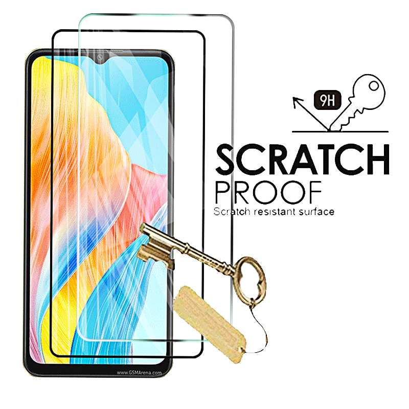 6 in1 Tempered Glass for Oppo A58 A78 4G Screen Protectors and Camera Lens Films for Oppo A58 A78 5G Protective Front A 58 78