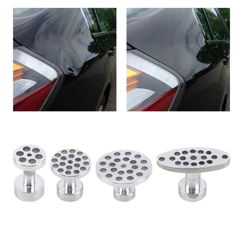 4 Pieces Aluminum Glue Puller Tabs for Automobile Motorcycle Truck