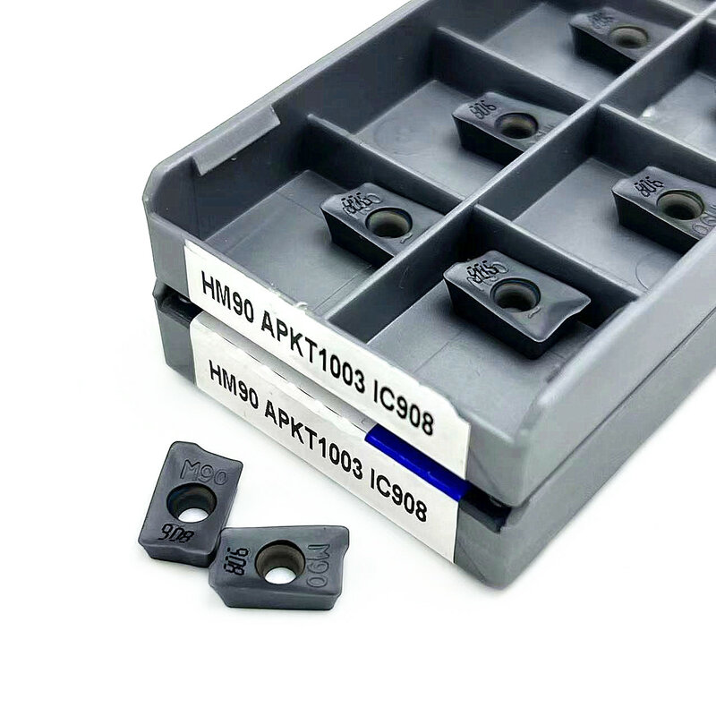 HM90 APKT1003  IC908 milling cutter turning tool carbide inserts for cnc APKT 1003 milling cutter HM90 APKT1003 lathe milling