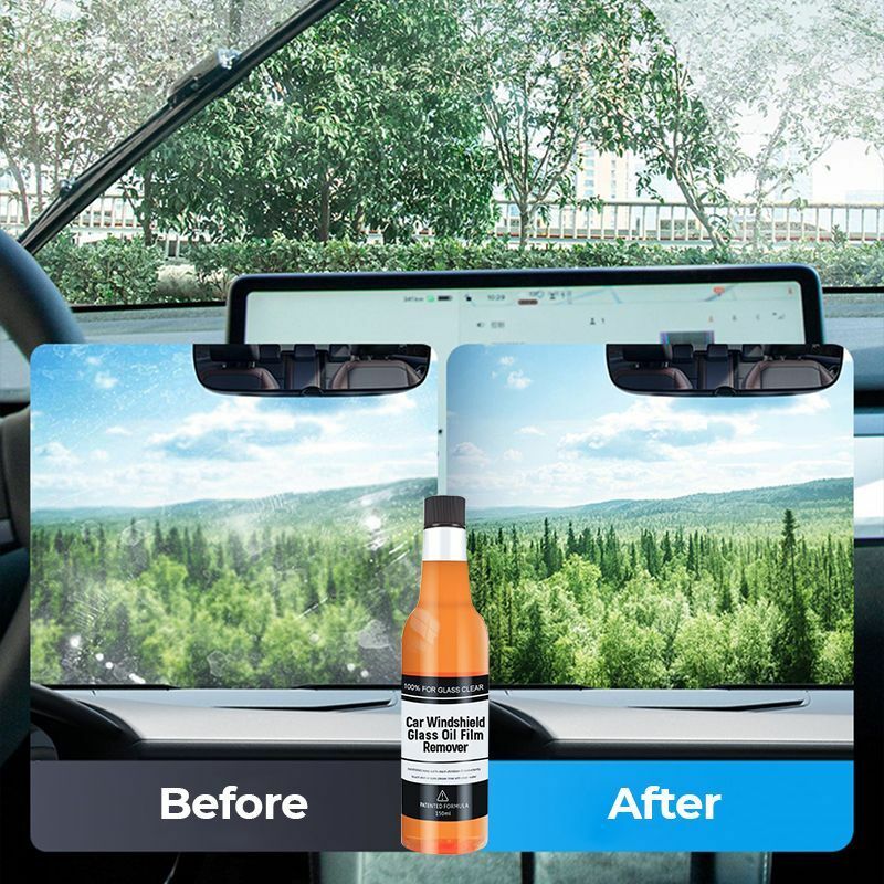 200ml di rimozione della pellicola dell'olio detergente per parabrezza anteriore dell'auto pulizia della pellicola detergente per la manutenzione del vetro dell'auto di bellezza dell'olio generale a D9U6