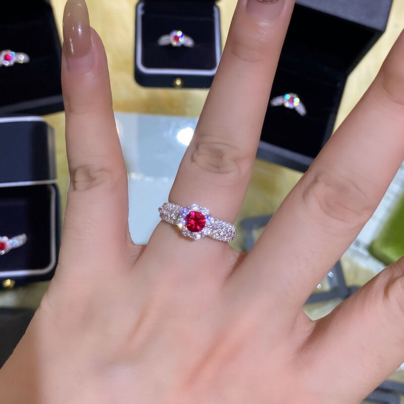 แหวนเงินสำหรับผู้หญิงแหวนเครื่องประดับ925แหวนของขวัญงานแต่งงานขายส่ง