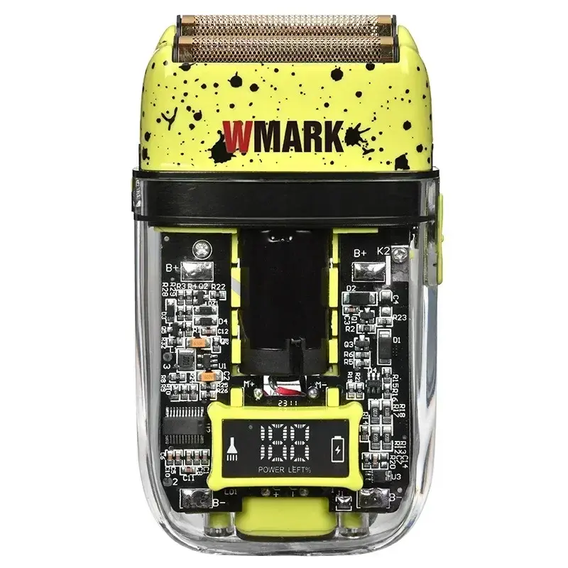 WMARK-Afeitadora eléctrica de barbero NG-988W, máquina de afeitar con cabezal de aceite, USB, para Barba, novedad