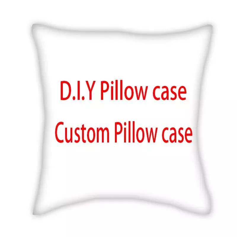 DIY Your OWN Pictures 3D Printed Custom Polyester Decorative Pillowcases Throw Pillow Cover Square Zipper Pillow Cases Fans Gift