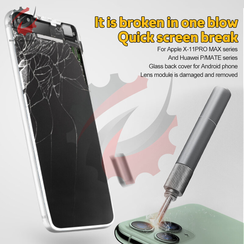バックカバーガラス解体iphone 11 12 13 14プロ最大の携帯電話の修理リアハウジングガラス削除オープニングツール