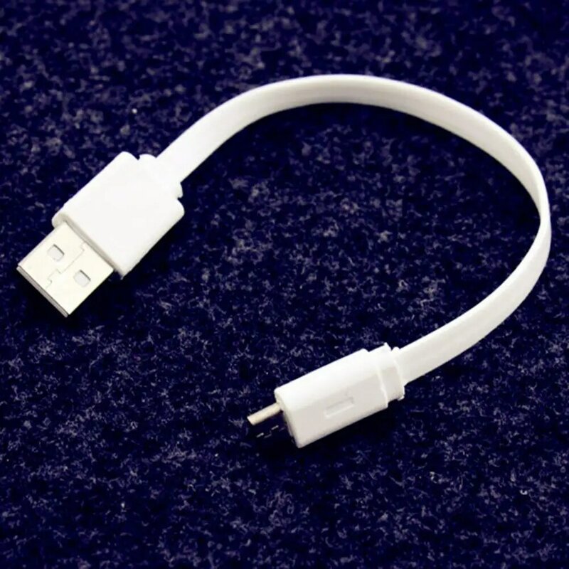 Кабель для зарядки ультракороткий стабильный зарядный 20 см плоский кабель Micro USB зарядный кабель для телефона