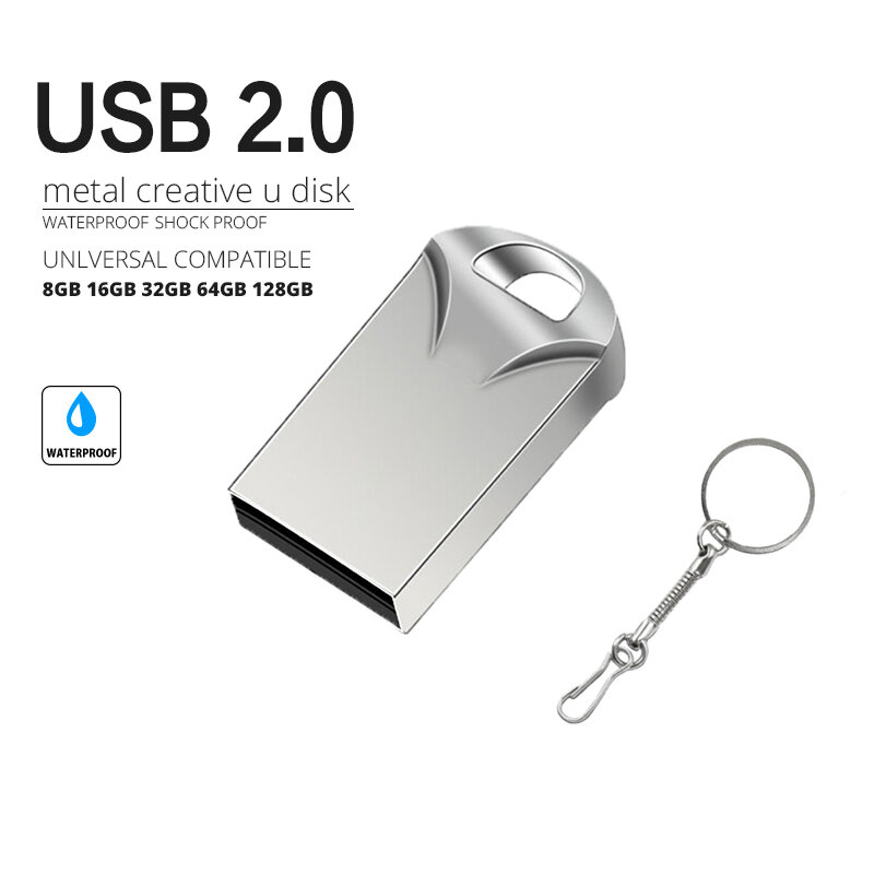 محرك فلاش USB البسيطة 2.0 عالية السرعة 8GB 16GB 32GB2.0 ذاكرة فلاش على شكل قلم 64GB 128GB Cle USB 2.0 فلاش بندريف 2.0 ذاكرة فلاش على شكل قلم