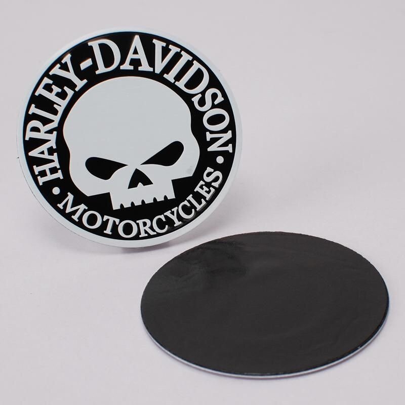 Large 3D Metal Skull Skeleton Sticker For Harley Davidson Motorcycles Car Locomotive Tail Fuel Tank Cover Machine Head Emblem
