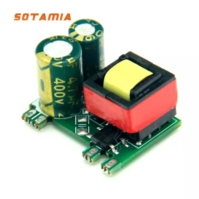 SOTAMIA 전문가용 AC DC DIY 홈 오디오 미니 AC-DC 스텝 다운 모듈, 지능형 스위칭 전원 공급 장치, 220V ~ 5V 12V